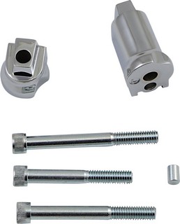 Drag Specialties Passenger Floorboard Mount - Chrome Brackets Flfb/Fls i gruppen Reservdelar & Tillbehr / Ram och chassidelar / Fotreglage / Fsten Fotpinnar/Fotplattor hos Blixt&Dunder AB (16211004)
