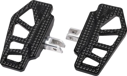 Thrashin Supply Co. Floorboards Apex Mini Front 2018-2023 Softail Blac i gruppen Reservdelar & Tillbehr / Ram och chassidelar / Fotreglage / Fotplattor hos Blixt&Dunder AB (16211146)