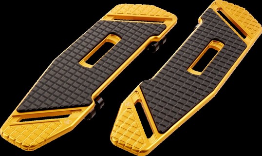 Arlen Ness Speedliner Floorboards - Driver - Gold Floorboard Driver Sp i gruppen Reservdelar & Tillbehr / Ram och chassidelar / Fotreglage / Fotplattor hos Blixt&Dunder AB (16211166)