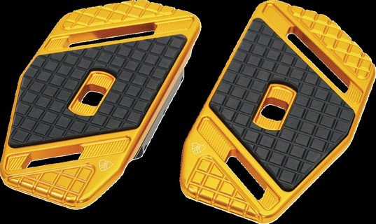 Arlen Ness Speedliner Passenger Floorboards - Gold Floorboard Passenge i gruppen Reservdelar & Tillbehr / Ram och chassidelar / Fotreglage / Fotplattor hos Blixt&Dunder AB (16211167)