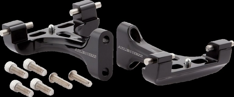 Arlen Ness Floorboard Passenger Forged All Black Mount Passenger Floor i gruppen Reservdelar & Tillbehr / Ram och chassidelar / Fotreglage / Fotplattor hos Blixt&Dunder AB (16211172)