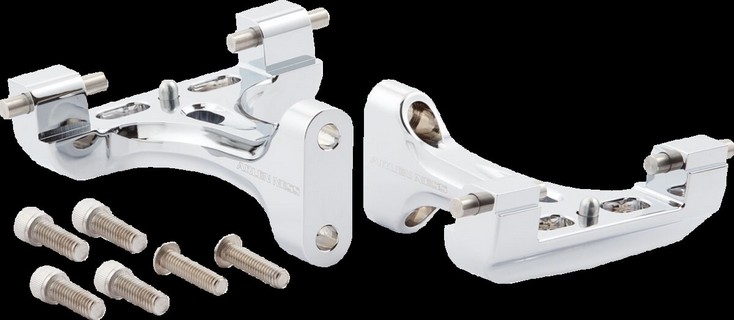 Arlen Ness Floorboard Passenger Forged Chrome Mount Passenger Floorboa i gruppen Reservdelar & Tillbehr / Ram och chassidelar / Fotreglage / Fotplattor hos Blixt&Dunder AB (16211174)