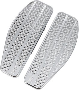 Thrashin Supply Co. Mini Floorboards - Passenger - Chrome Floorboards i gruppen Reservdelar & Tillbehr / Ram och chassidelar / Fotreglage / Fotplattor hos Blixt&Dunder AB (16211180)