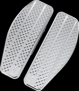 Thrashin Supply Co. Mini Floorboards - Passenger - Chrome Floorboards i gruppen Reservdelar & Tillbehr / Ram och chassidelar / Fotreglage / Fotplattor hos Blixt&Dunder AB (16211180)