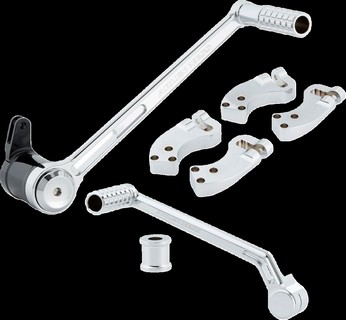 Arlen Ness 4 Inch Extended Foot Control Kit - Chrome 4 Inch Extended F i gruppen Reservdelar & Tillbehr / Ram och chassidelar / Fotreglage / Framflytt & fotreglage hos Blixt&Dunder AB (16230602)