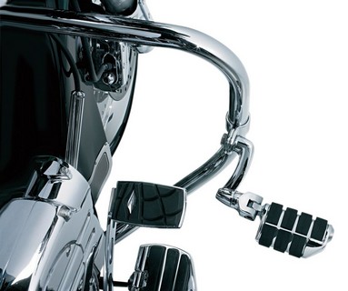Kuryakyn Longhorn Offset Highway Pegs With 1-1/4? Magnum Quick Clamp i gruppen Reservdelar & Tillbehr / Ram och chassidelar / Fotreglage / Framflytt & fotreglage hos Blixt&Dunder AB (16240035)