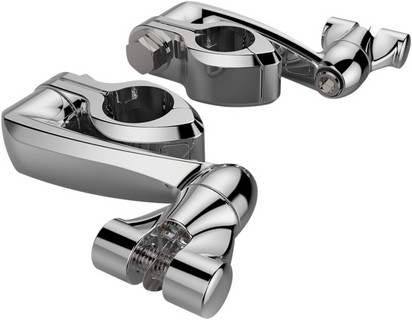 Ciro Highway Mount Adjustable With Extension Arm & Clevis Chrome Clamp i gruppen Reservdelar & Tillbehr / Ram och chassidelar / Fotreglage / Fsten Fotpinnar/Fotplattor hos Blixt&Dunder AB (16240300)