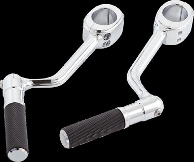 Arlen Ness Forged Highway Peg Mounts W/ Pegs - Chrome Highway Peg Moun i gruppen Reservdelar & Tillbehr / Ram och chassidelar / Fotreglage / Fsten Fotpinnar/Fotplattor hos Blixt&Dunder AB (16240405)