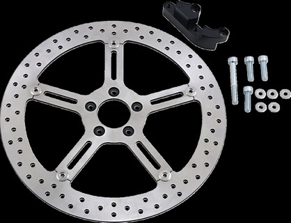 Arlen Ness Brake Rotor Kit Big Brake Right For Dyna & Softail Rotor Bg i gruppen Reservdelar & Tillbehr / Bromsar / Bromsskivor hos Blixt&Dunder AB (17102394)