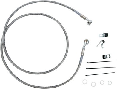 Drag Specialties Front Brake Line Stainless Steel Extended 8