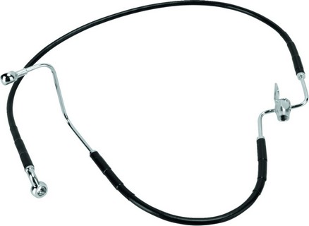 Drag Specialties Rear Brake Line Black Vinyl Coated Stainless Steel Br i gruppen Reservdelar & Tillbehr / Bromsar / Bromsslang / Bromsslang Softail hos Blixt&Dunder AB (17412945)