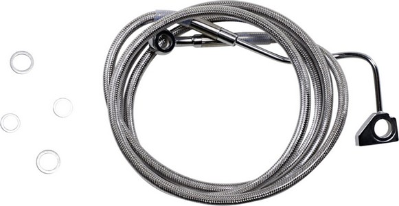 Drag Specialties Extended Length Front Stainless Steel Brake Line Kit i gruppen Reservdelar & Tillbehr / Bromsar / Bromsslang / Bromsslang M8 hos Blixt&Dunder AB (17413993)