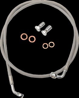 La Choppers Brake Line Stainless Braided For 18