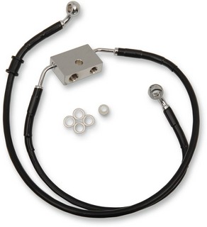 Drag Specialties Frt Brake Line Xl Bk +6 Frt Brake Line Xl Bk +6 i gruppen Reservdelar & Tillbehr / Bromsar / Bromsslang / Bromsslang XL hos Blixt&Dunder AB (17415335)