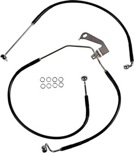 Drag Specialties Brake Line Rr Non Abs Bl Brake Line Rr Non Abs Bl i gruppen  hos Blixt&Dunder AB (17416341)