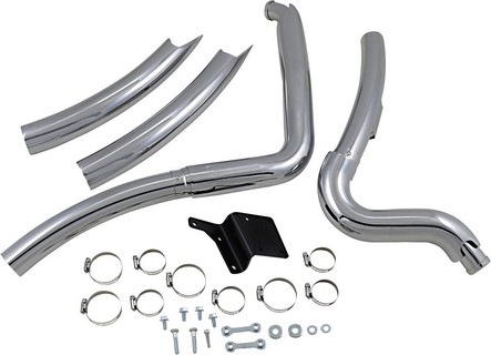 Vance & Hines Exhaust Big Radius 2-Into-2 Chrome Big Radius Exh 91-05 i gruppen Reservdelar & Tillbehr / Avgassystem / Avgassystem /  Evo & Twin Cam Dyna hos Blixt&Dunder AB (18000083)