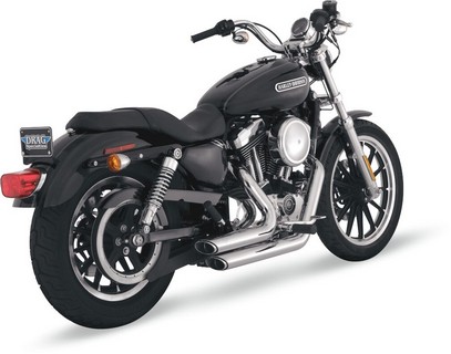 Vance & Hines Exhaust Shortshots Staggered Chrome Exhaust Ss Stag.07-1 i gruppen Reservdelar & Tillbehr / Avgassystem / Avgassystem / Sportster hos Blixt&Dunder AB (18000467)