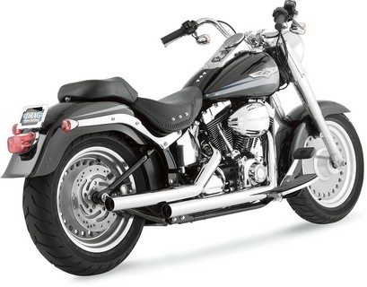 Vance & Hines Exhaust Straightshots Chrome Exh St-Shts 86-11 Fx/Flst i gruppen Reservdelar & Tillbehr / Avgassystem / Avgassystem /  Evo & Twin Cam Dyna hos Blixt&Dunder AB (18001208)