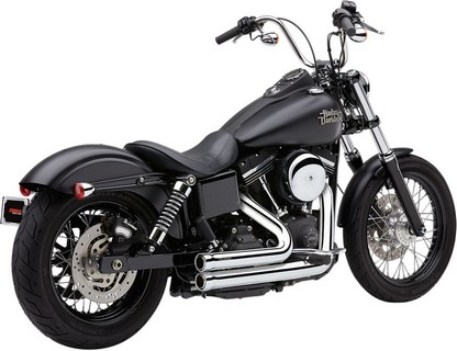 Cobra Exhaust System Speedster 909 Short 2-Into-2 Chrome Exhaust 909 D i gruppen Reservdelar & Tillbehr / Avgassystem / Avgassystem /  Evo & Twin Cam Dyna hos Blixt&Dunder AB (18002095)