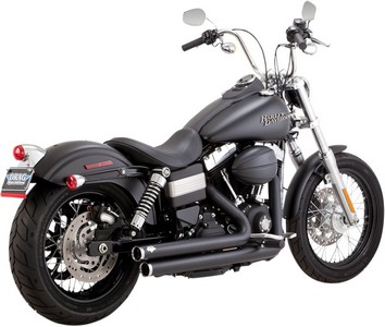 Vance&Hines Exhaust System 2-Into-2 Big Shots Staggered Black Exh Bs B i gruppen  hos Blixt&Dunder AB (18002117)