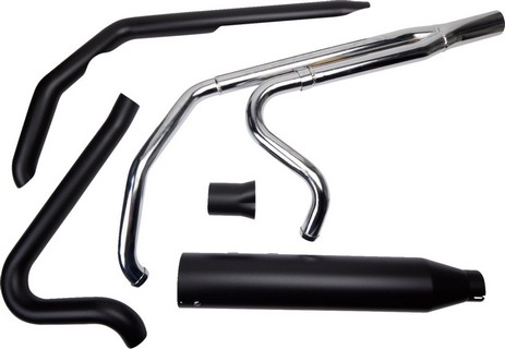Khrome Werks Exhaust 2:1 09-16 Fl Blk Exhaust 2:1 09-16 Fl Blk i gruppen Reservdelar & Tillbehr / Avgassystem / Avgassystem /  Evo & Twin Cam Touring hos Blixt&Dunder AB (18002513)
