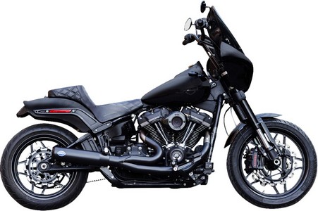 S&S Cycle Exhaust 2:1 Qualifier Race Only Black M8 Softail 2018-23 Exh i gruppen Reservdelar & Tillbehr / Avgassystem / Avgassystem / M8 Softail hos Blixt&Dunder AB (18002685)