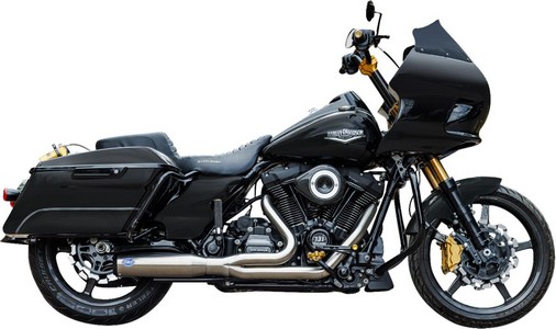 S&S Cycle Exhaust 2:1 Qualifier Race Only Stainless M8 Touring 2017+ E i gruppen Reservdelar & Tillbehr / Avgassystem / Avgassystem / M8 Touring hos Blixt&Dunder AB (18002686)