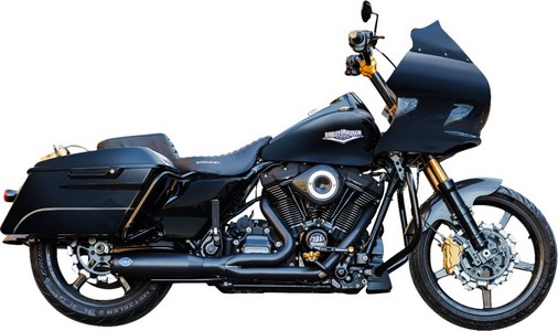 S&S Cycle Exhaust 2:1 Qualifier Race Only Black M8 Touring 2017+ Exhau i gruppen Reservdelar & Tillbehr / Avgassystem / Avgassystem / M8 Touring hos Blixt&Dunder AB (18002688)