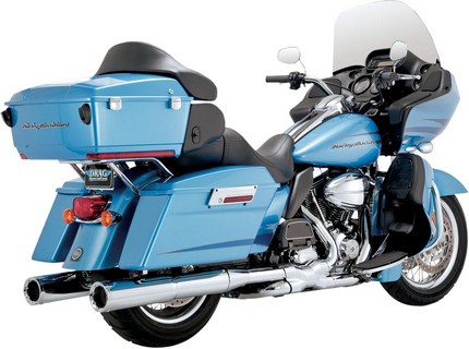 Vance & Hines Muffler Hi-Output Chrome Muffler Ho Chr 95-16 Flt i gruppen Reservdelar & Tillbehr / Avgassystem / Avgassystem /  Evo & Twin Cam Touring hos Blixt&Dunder AB (18010606)