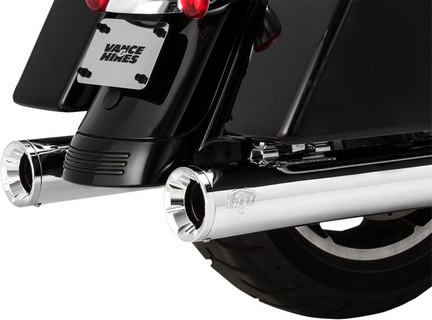 Vance & Hines Muffler Slip-On Eliminator 400 Chrome W/Chrome End Caps i gruppen Reservdelar & Tillbehr / Avgassystem / Avgassystem /  Evo & Twin Cam Touring hos Blixt&Dunder AB (18011066)
