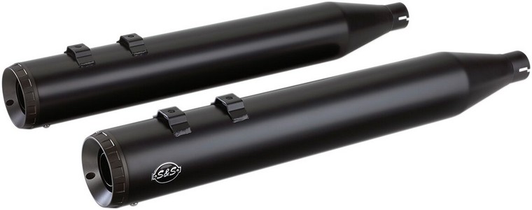 S&S Mufflers Grand National Slip-On Black Mufflers Gn Blk 09-21 Trikes i gruppen Reservdelar & Tillbehr / Avgassystem / Ljuddmpare hos Blixt&Dunder AB (18011206)