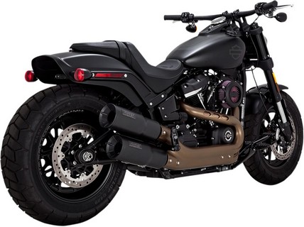 Vance & Hines Muffler Hi-Output Slip-Ons Matte Black Mufflers Ho Blk 1 i gruppen Reservdelar & Tillbehr / Avgassystem / Avgassystem / M8 Softail hos Blixt&Dunder AB (18011250)