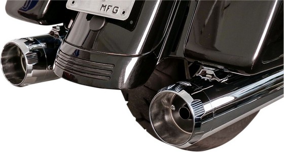 S&S Mk45 Ec Slip-On Muffler Thruster Chrome So Ec Thruster M8 Ch/Ch i gruppen Reservdelar & Tillbehr / Avgassystem / Avgassystem / M8 Touring hos Blixt&Dunder AB (18011411)