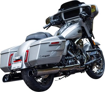 S&S Cycle Muffler S/O Mk45 Lava Chr Blk E/C 50 State M8 Tour 17-24 Muf i gruppen Reservdelar & Tillbehr / Avgassystem / Avgassystem / M8 Touring hos Blixt&Dunder AB (18011810)