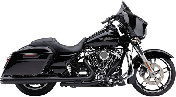 Cobra Headpipes Pro-Chamber Dual Black Headpipes Ppd R Bk Fl 17+ i gruppen Reservdelar & Tillbehr / Avgassystem / Avgassystem /  Evo & Twin Cam Touring hos Blixt&Dunder AB (18020361)