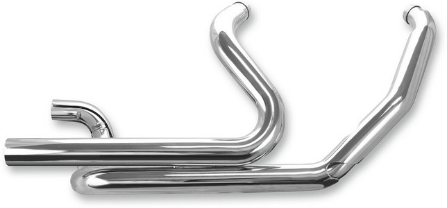 S&S Header Dual System Chrome Headpipes Chr 09-16Flt i gruppen Reservdelar & Tillbehr / Avgassystem / Avgassystem /  Evo & Twin Cam Touring hos Blixt&Dunder AB (18020372)