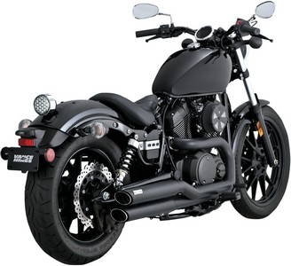 Vance&Hines Exhaust Twin Slash Staggered Black Exhaust Bolt Ts Staggrd i gruppen  hos Blixt&Dunder AB (18102200)