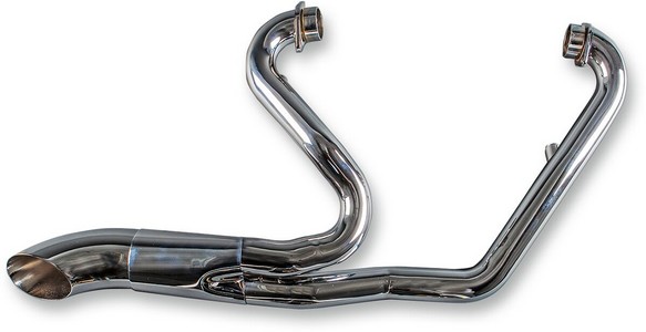 Trask Exhaust 2 Into 1 Hot Rod Stainless Steel Chrome Exhaust 2:1 Ht R i gruppen  hos Blixt&Dunder AB (18102274)