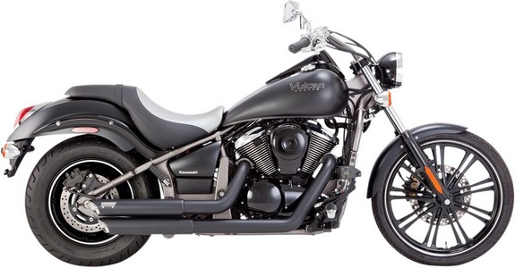 Vance&Hines Exhaust System Twin Slash Staggered Black Exhaust Blk Ts S i gruppen  hos Blixt&Dunder AB (18112469)