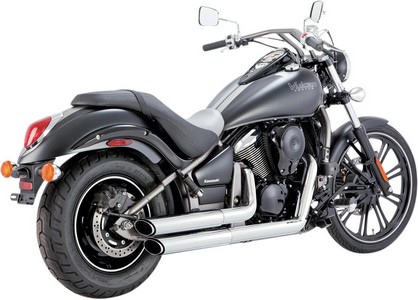 Vance&Hines Exhaust System Twin Slash Staggered Chrome Exhaust Chr Ts i gruppen  hos Blixt&Dunder AB (18112470)