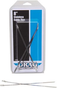 Drag Specialties Stainless Steel Cable Ties 8