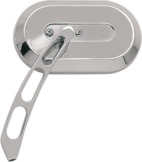Drag Specialties Mirror Large Oval Right Chrome Right Oval Mirror i gruppen Reservdelar & Tillbehr / Styren & Tillbehr / Backspeglar & Tillbehr / Backspeglar hos Blixt&Dunder AB (19016233)