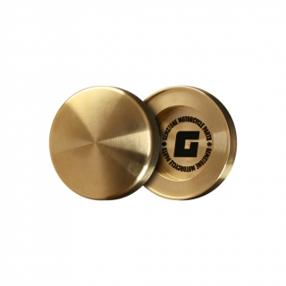 Gemstone Fork Bolt Caps - Raw Brass i gruppen Reservdelar & Tillbehör / Japanska märken / Yamaha XVS Drag Star hos Blixt&Dunder AB (20-9043)