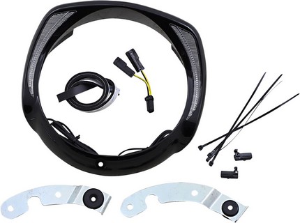 Ciro Headlight Bezel Fang Led Black Bezel Headlight Black i gruppen Reservdelar & Tillbehr / Lampor & Tillbehr / Framlampor / Trim Ring hos Blixt&Dunder AB (20011320)