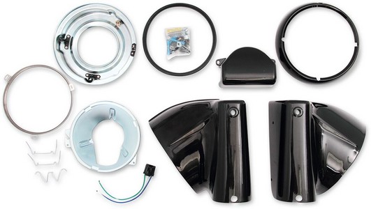 Drag Specialties Headlight Nacelle Kit For 7? Headlight Black Nacelle i gruppen Reservdelar & Tillbehr / Lampor & Tillbehr / Framlampor / Framlampor Universal hos Blixt&Dunder AB (20011482)