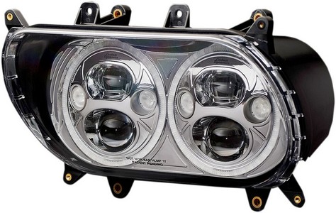 Custom Dynamics Led Headlamp Trubeam Chrome Headlight Fltr Chrome i gruppen Reservdelar & Tillbehr / Lampor & Tillbehr / Framlampor / Lampinsats LED hos Blixt&Dunder AB (20011545)