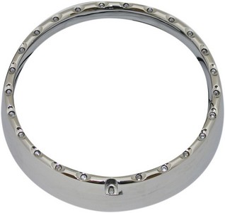 Custom Dynamics Headlamp Led Halo Trim Ring Chrome Trim Halo Flht Chr i gruppen Reservdelar & Tillbehr / Lampor & Tillbehr / Framlampor / Trim Ring hos Blixt&Dunder AB (20011550)