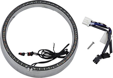 Custom Dynamics  Trim Ring Chr Seq Tsgnal i gruppen Reservdelar & Tillbehr / Lampor & Tillbehr / Framlampor / Trim Ring hos Blixt&Dunder AB (20012318)