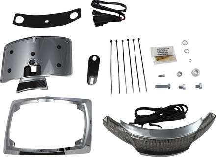 Ciro Taillight & License Plate Mount Taillight/Lp Flhx10-13 Ch i gruppen Reservdelar & Tillbehr / Lampor & Tillbehr / Nummerskylt / Nummerskyltsbelysning hos Blixt&Dunder AB (20101348)