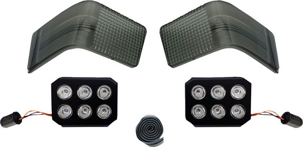 Custom Dynamics Lights Led Tpak Smk Lens Lights Led Tpak Smk Lens i gruppen Reservdelar & Tillbehr / Lampor & Tillbehr / Blinkers / LED insats blinkers hos Blixt&Dunder AB (20101490)